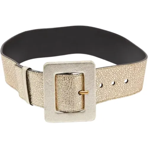 Pre-owned Leather belts , female, Sizes: ONE SIZE - Yves Saint Laurent Vintage - Modalova