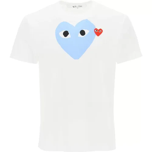 T-Shirts , Herren, Größe: M - Comme des Garçons Play - Modalova