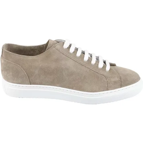 Suede Sneaker High Top Shoe , male, Sizes: 5 1/2 UK - Doucal's - Modalova