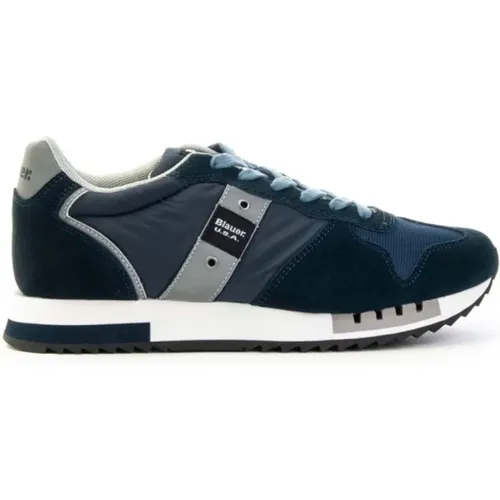 Elegant Comfortable Men`s Sneakers , male, Sizes: 7 UK, 10 UK, 8 UK - Blauer - Modalova