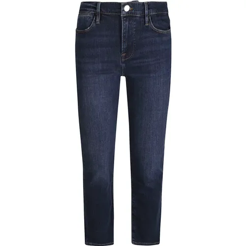 High Straight Jeans for Modern Women , female, Sizes: W30, W28, W25, W27, W26 - Frame - Modalova