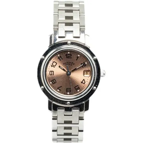 Pre-owned Stainless Steel watches , female, Sizes: ONE SIZE - Hermès Vintage - Modalova