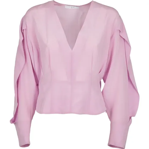 Short Sleeve V-Neck Shirt , female, Sizes: XS, S - IRO - Modalova