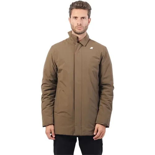 Waterproof Coat for Men , male, Sizes: XL, S, 2XL, L - K-way - Modalova