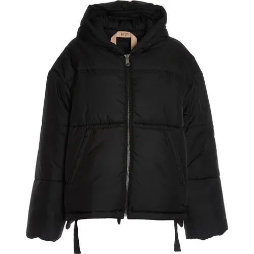 Oversized Short Down Jacket , female, Sizes: XS, M - N21 - Modalova