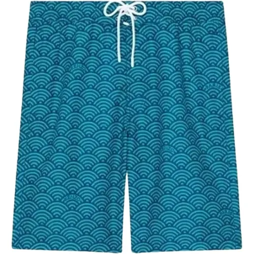 Blaue Lange Boardshorts , Herren, Größe: L - Kenzo - Modalova