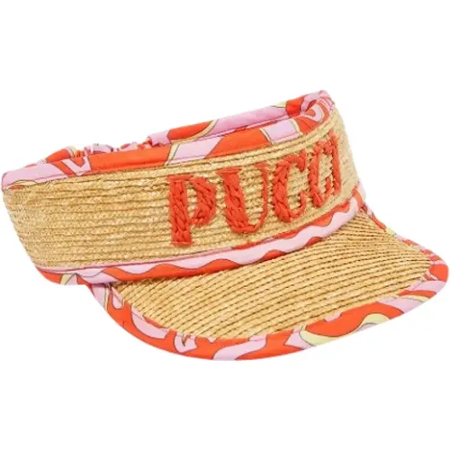 Pre-owned Fabric hats , female, Sizes: ONE SIZE - Emilio Pucci Pre-owned - Modalova