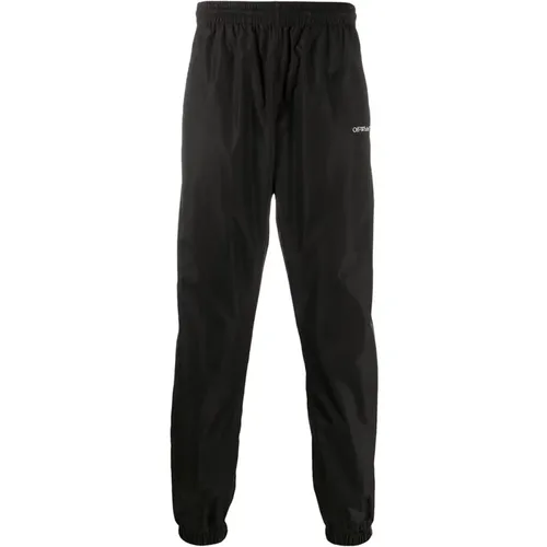 Sport Pants with Elasticated Cuffs , male, Sizes: M - Off White - Modalova