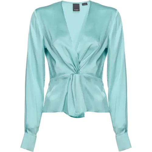 Baradero Blusa Satin Stretch , female, Sizes: XL, XS, S, 2XS, M, L - pinko - Modalova