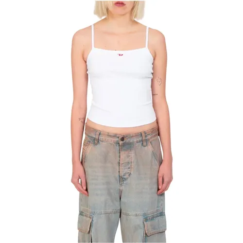 Stylisches Tank Top für Frauen , Damen, Größe: M - Diesel - Modalova