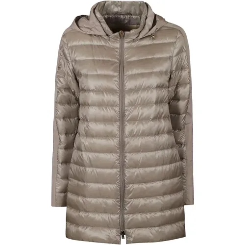 Hooded Padded Coat , female, Sizes: M, S - Herno - Modalova