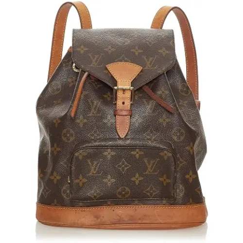 Pre-owned Leather backpacks , female, Sizes: ONE SIZE - Louis Vuitton Vintage - Modalova