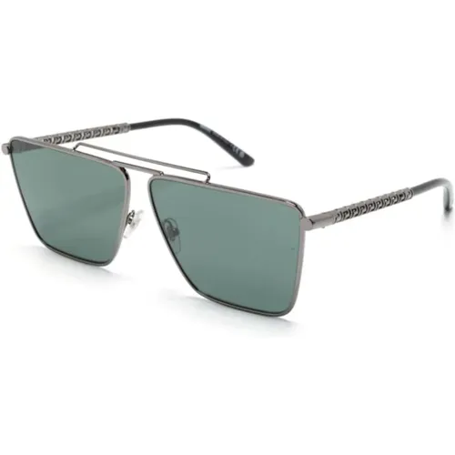 Ve2266 10013H Sunglasses , male, Sizes: 64 MM - Versace - Modalova