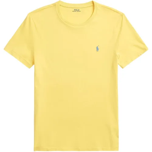 Besticktes Baumwoll-T-Shirt-Logo , Herren, Größe: XL - Ralph Lauren - Modalova