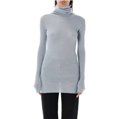 Pale Ribbed Knitwear Aw24 , female, Sizes: S - Rick Owens - Modalova