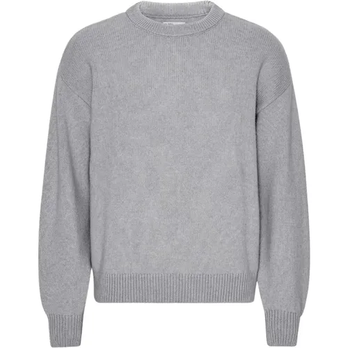 Heather Grey Merino Wool Crew Sweater , Herren, Größe: XS - Colorful Standard - Modalova