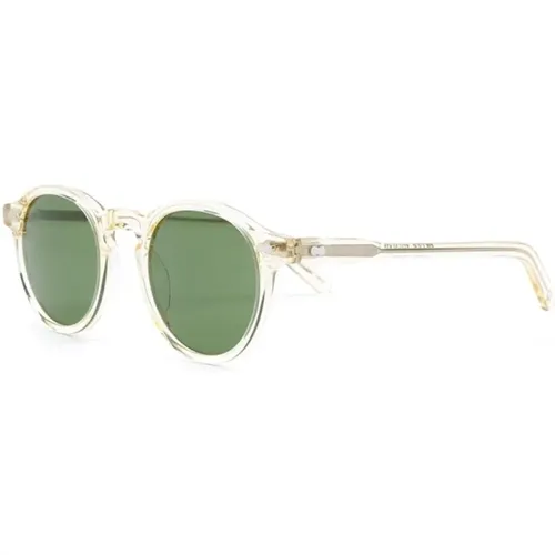 Green Sun Flesh Sunglasses , female, Sizes: 46 MM - Moscot - Modalova