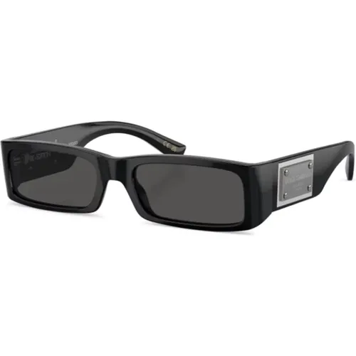 Dg4444 50187 Sunglasses , male, Sizes: 55 MM - Dolce & Gabbana - Modalova