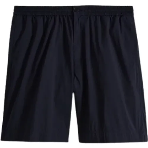Navy Bermuda Shorts Cotton , male, Sizes: S, L, M, XL - Aspesi - Modalova