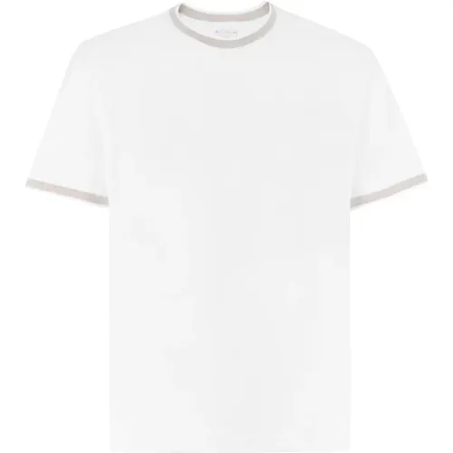 Sportlich Chic Weißes T-Shirt - Eleventy - Modalova