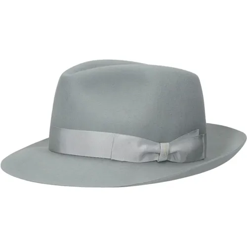 Leichter Filzhut mit Grosgrain-Band , Herren, Größe: 58 CM - Borsalino - Modalova