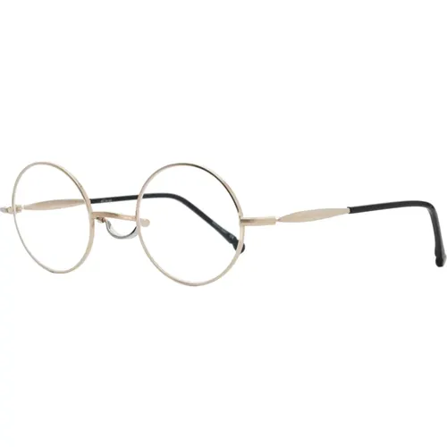 Gebürstetes Gold Brillengestelle , unisex, Größe: 45 MM - Matsuda - Modalova