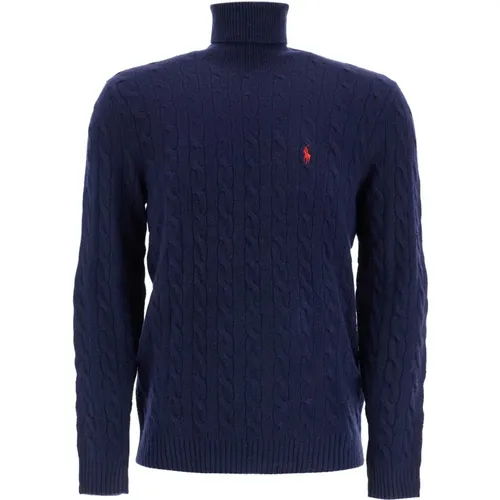 Geflochtener Woll-Kaschmir-Pullover , Herren, Größe: XL - Polo Ralph Lauren - Modalova