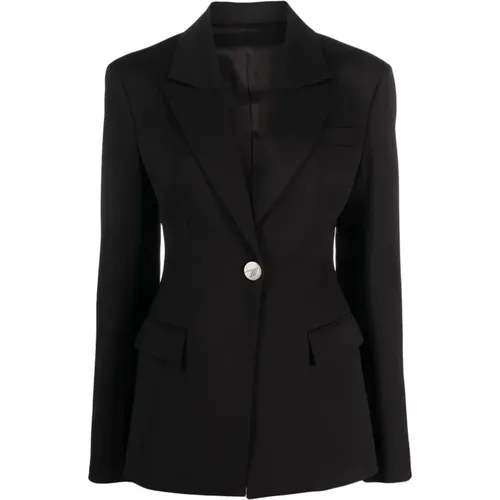 Casual Blazer in Virgin Wool , female, Sizes: S - The Attico - Modalova