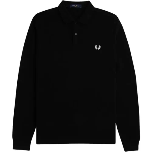 Schwarze T-Shirts und Polos , Herren, Größe: 2XL - Fred Perry - Modalova