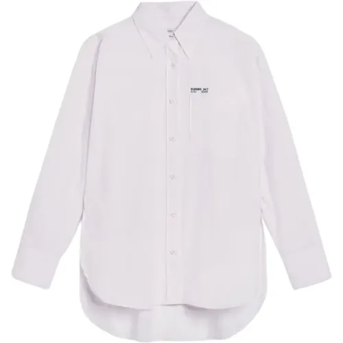 Cotton Bicolor Shirt , female, Sizes: XS - closed - Modalova