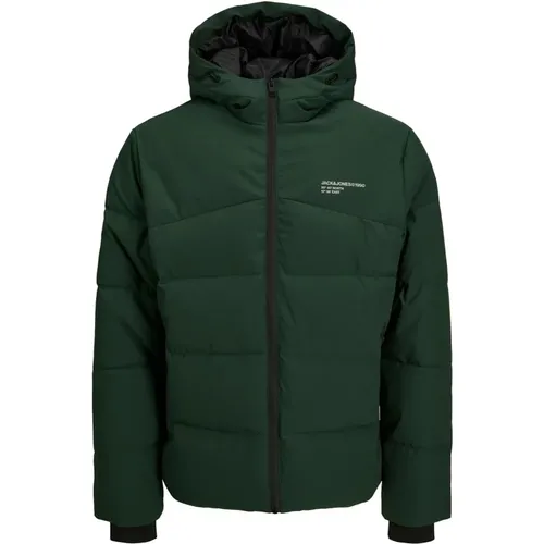 Jack Jones Jacke Flow Steppjacke mit Reißverschlusstaschen , Herren, Größe: M - jack & jones - Modalova