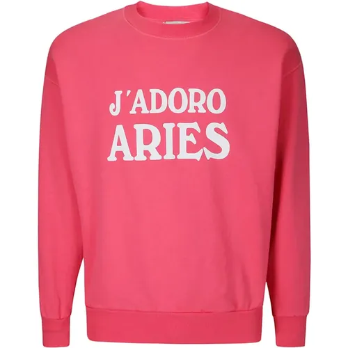 J'Adoro Sweatshirt , Herren, Größe: M - Aries - Modalova