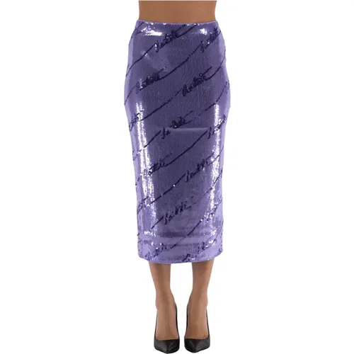 Sequin Midi Skirt , female, Sizes: L - Rotate Birger Christensen - Modalova
