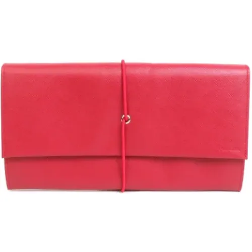 Pre-owned Leather wallets , female, Sizes: ONE SIZE - Prada Vintage - Modalova