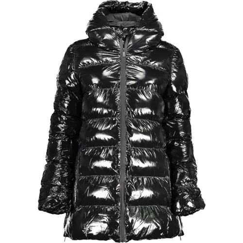 Elegant Hooded Jacket with Side Zipper , female, Sizes: L, S, M - U.s. Polo Assn. - Modalova