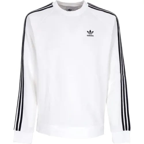 Stripes Crewneck Sweatshirt für Herren , Herren, Größe: XL - Adidas - Modalova