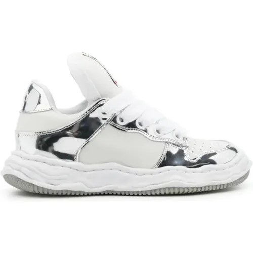 Silver White Wayne Sneakers , male, Sizes: 4 UK, 5 UK, 7 UK, 8 UK, 6 UK, 9 UK - Mihara Yasuhiro - Modalova