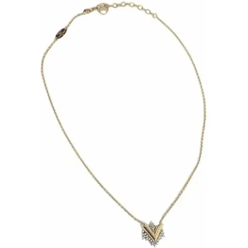 Pre-owned Metal necklaces , female, Sizes: ONE SIZE - Louis Vuitton Vintage - Modalova