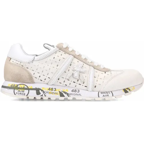 Lucy Flower Print Sneakers , female, Sizes: 3 UK - Premiata - Modalova