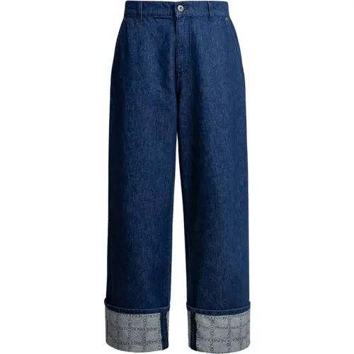 Denim Jeans with Logo Detail , male, Sizes: L, XL, M, S - JW Anderson - Modalova