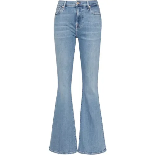 Slim Illusion Intro Light Jeans , Damen, Größe: W25 - 7 For All Mankind - Modalova