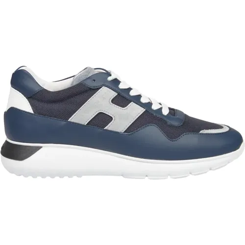 Men's Shoes Sneakers Blue Ss24 , male, Sizes: 10 UK, 9 UK, 8 1/2 UK, 7 UK, 6 1/2 UK, 8 UK - Hogan - Modalova