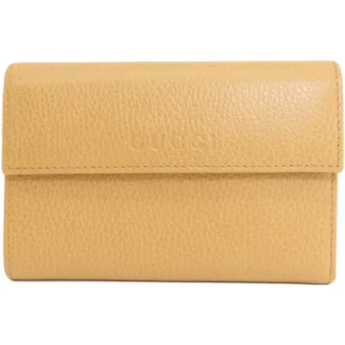 Pre-owned Leather wallets , female, Sizes: ONE SIZE - Gucci Vintage - Modalova