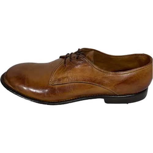 Dr07A Skip Herren Leder Schnürschuh Braun Cognac , Herren, Größe: 41 EU - Lemargo - Modalova