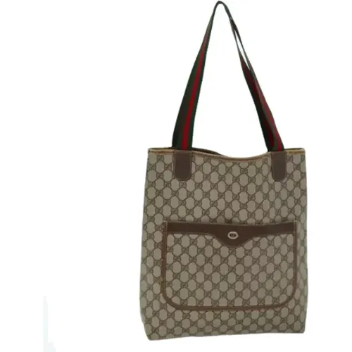 Pre-owned Leder totes , Damen, Größe: ONE Size - Gucci Vintage - Modalova