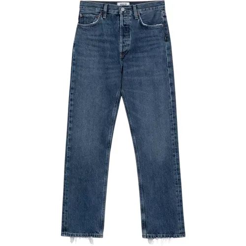 Regular Fit Denim Jeans , Damen, Größe: W25 - Agolde - Modalova