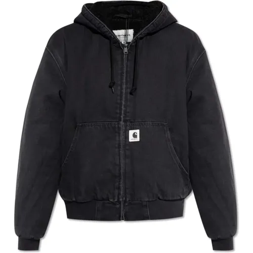 ‘OG Active’ Kapuzen-Denimjacke , Damen, Größe: M - Carhartt WIP - Modalova