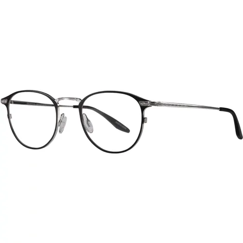 Schwarzes Silbernes Brillengestell , Damen, Größe: 48 MM - Barton Perreira - Modalova