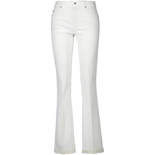 Flared Jeans Paris Weiß Damen , Damen, Größe: XS - CAMBIO - Modalova