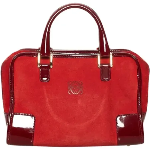 Pre-owned Wildleder handtaschen , Damen, Größe: ONE Size - Loewe Pre-owned - Modalova